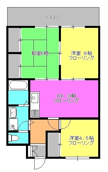 ワークスビル 302号室 間取り