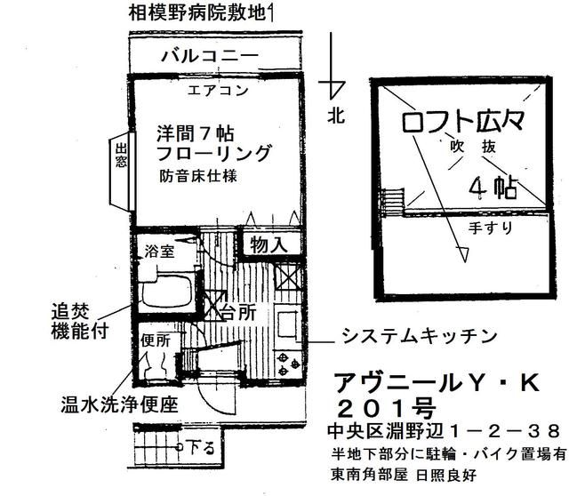 アヴニールＹ・Ｋ 201号室 間取り