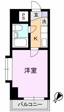 モナークマンション橋本弐番館 407号室 間取り