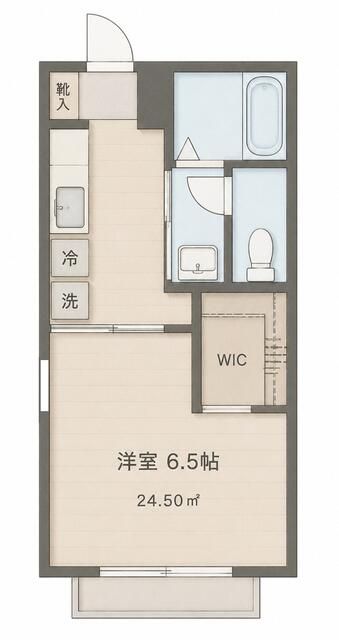 コモハウスⅢ 205号室 間取り