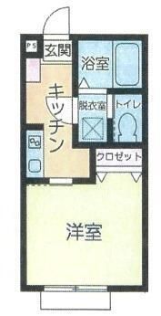 Ｌａ　ｍｉａ　ｃａｓａ　古淵 202号室 間取り