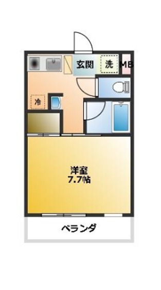 C's 27 IRISAWA 305号室 間取り