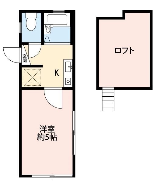 ロッシェル南橋本 105号室 間取り