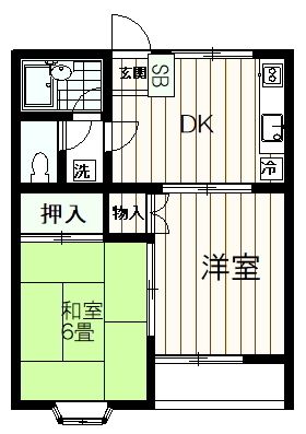 アルス 105号室 間取り
