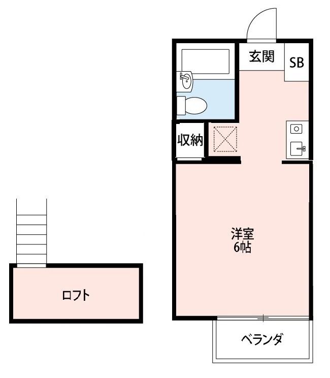 パティオ橋本 206号室 間取り