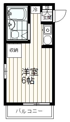馬引沢UNIT 109号室 間取り