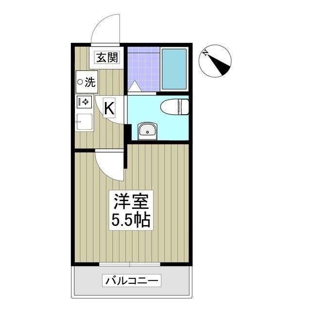 レジデンスウエスト淵野辺 104号室 間取り