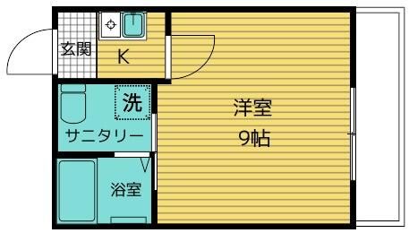 メゾン・ブランシュ 101号室 間取り