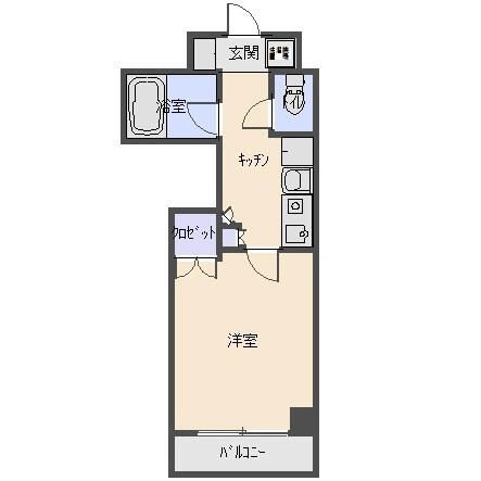 パークアベニュー鹿沼 ８階部分号室 間取り
