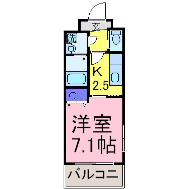 メゾン大塚 407号室 間取り