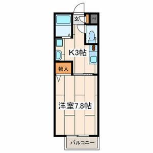 レヴァンテ 203号室 間取り