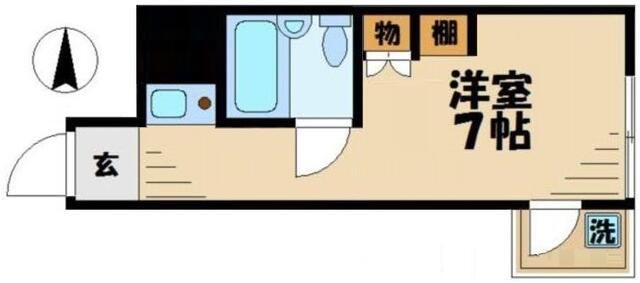 ハウス・オブ・パレ 407号室 間取り