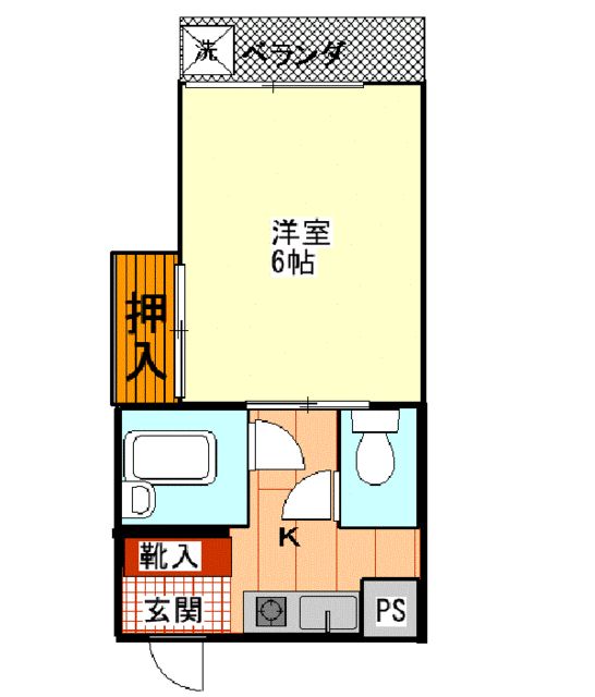 ハイムルネッサンス 205号室 間取り