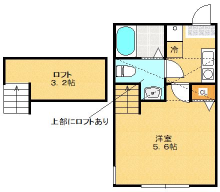 アイランドフラット 204号室 間取り