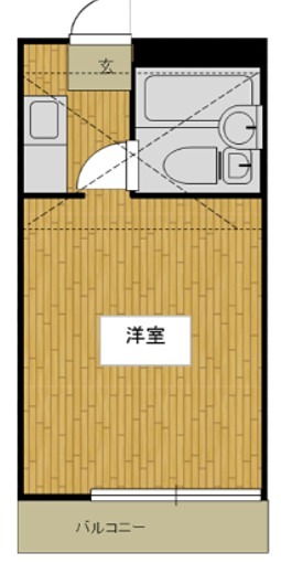 あっぷるはうすルルドⅠ 207号室 間取り