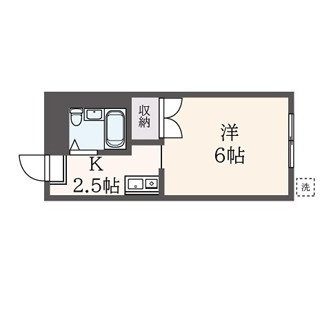 マツモトマンション南林間 205号室 間取り