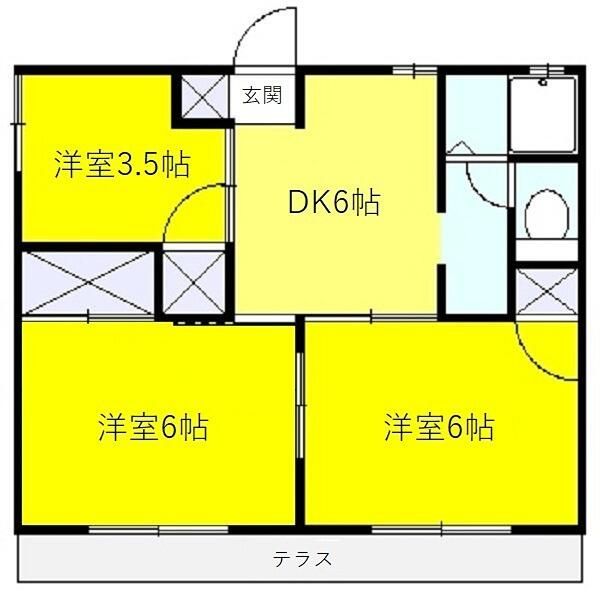 ファミールＫ 105号室 間取り