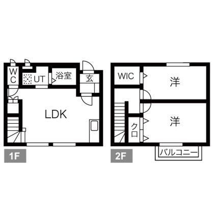 ＦｏｒｅｓｔＭａｉｓｏｎＪ 101号室 間取り