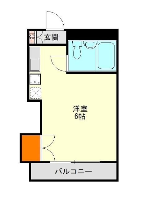 メゾンドリック 101号室 間取り