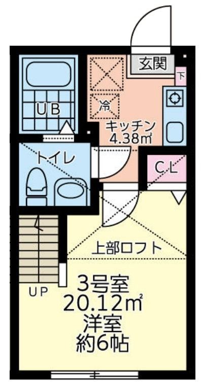 Liora  -リオラ- 203号室 間取り