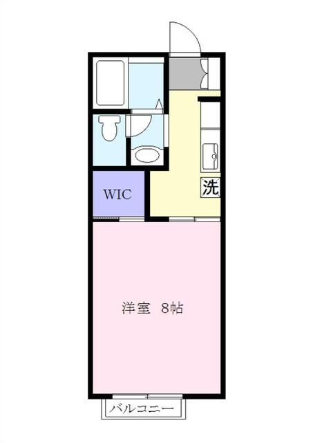 パルモＳ 202号室 間取り