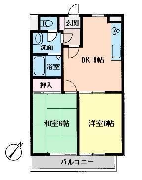 ガーデンハイム相生 302号室 間取り