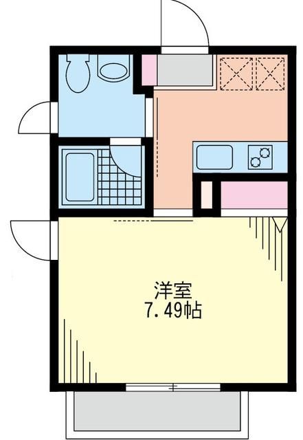 Ｌａ　Ｂｅｒｃｅａｕ　 102号室 間取り