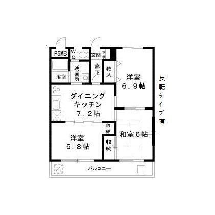 エントピアハウス 108号室 間取り
