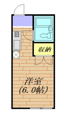 アーバンフラットＵ 102号室 間取り