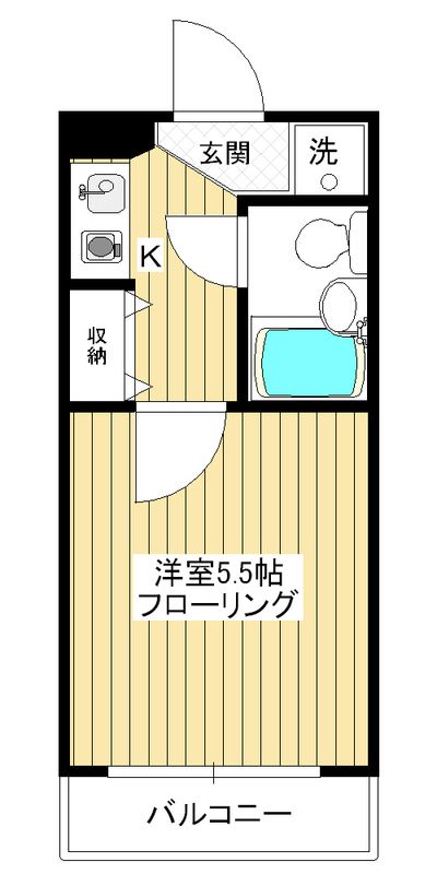 メゾンうちで相模原 307号室 間取り