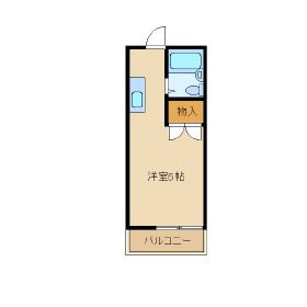 ハイツエミール 103号室 間取り