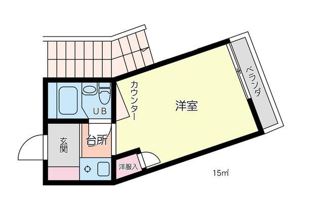 グリーンハウス　Ｉ 102号室 間取り