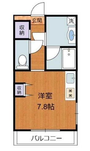 サンフローラ 202号室 間取り