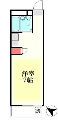 ノア東林間 104号室 間取り