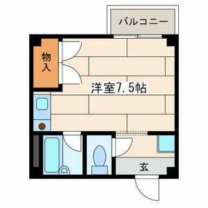 メゾンロイヤルジュ 203号室 間取り
