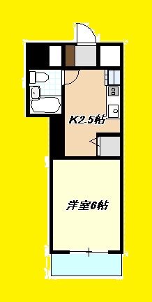 橋本大河原ビル 402号室 間取り