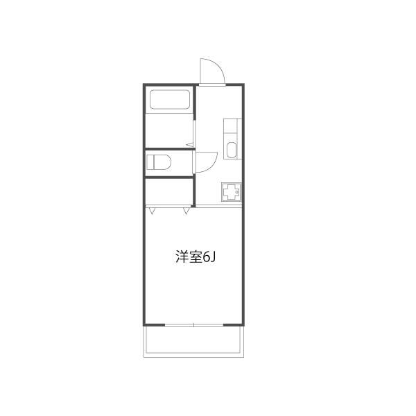 ＹＨハイツ 103号室 間取り