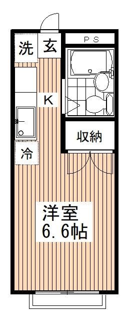 エステートピアサイトウ 1階部分号室 間取り