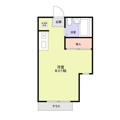 エステートピア大宮 101号室 間取り
