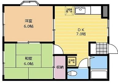 クロノス古淵South 202号室 間取り