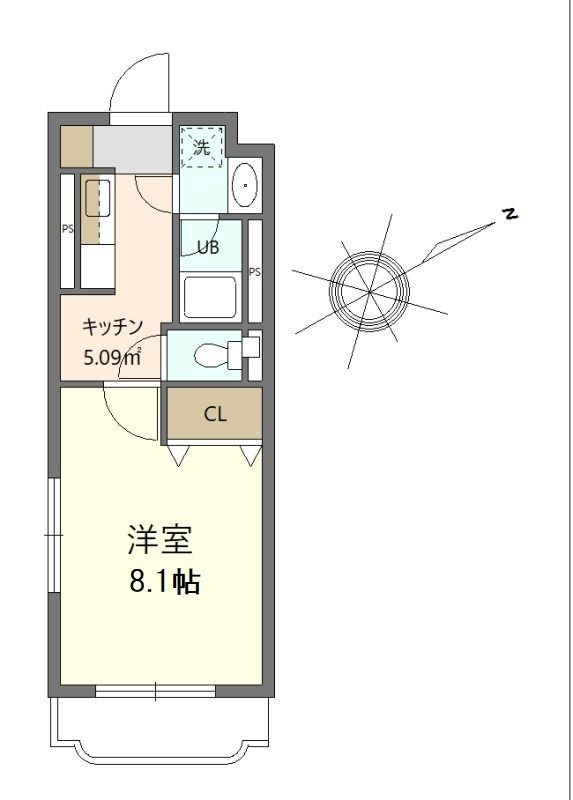 アントーレ 201号室 間取り