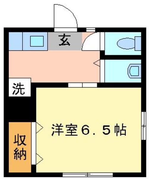 メゾン木曽 101号室 間取り
