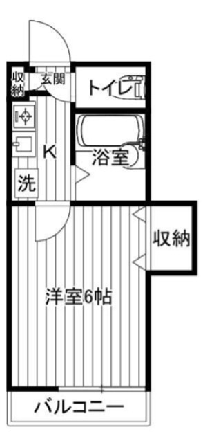 セレンディップ 303号室 間取り