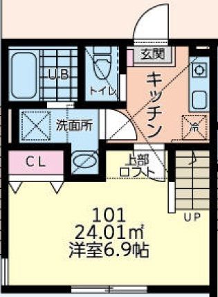 ガーデンビューⅡ 101号室 間取り