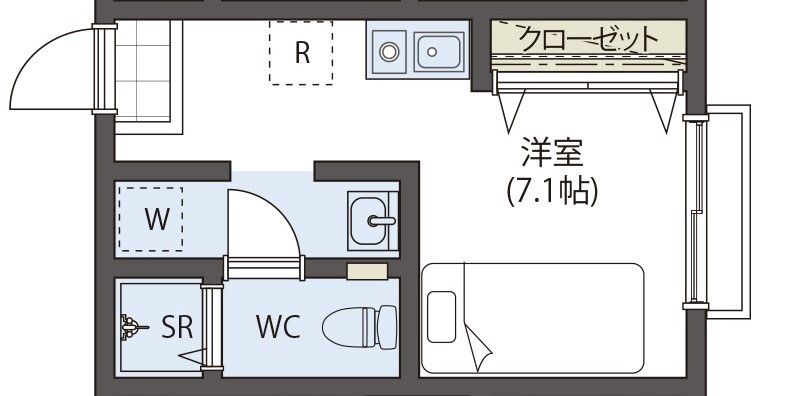 SiestaVilla橋本Verde 302号室 間取り