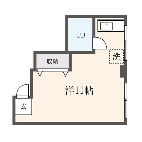 第２中村ビル 303号室 間取り