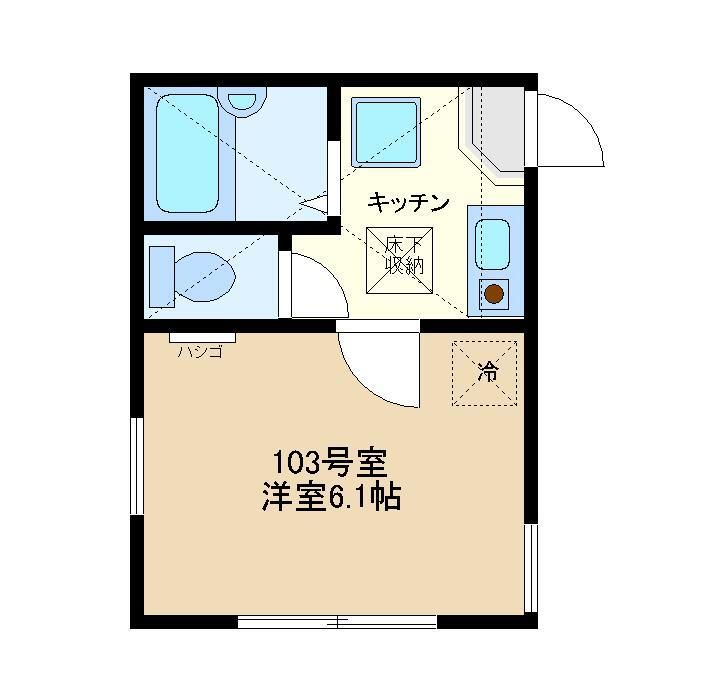 felice 103号室 間取り