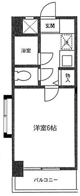 パルティール田代 215号室 間取り