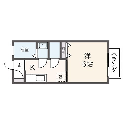 メゾン・シリウス 203号室 間取り