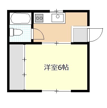 サニーハイツ 202号室 間取り
